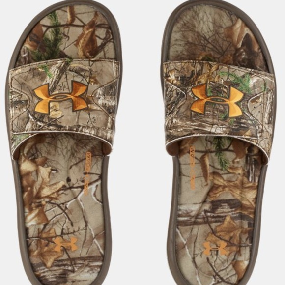 under armour camouflage slides